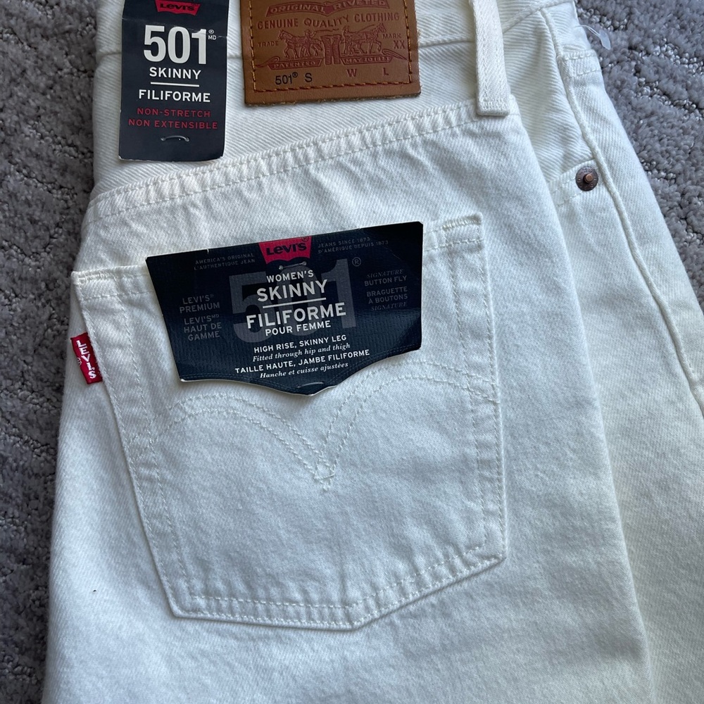 NWT Levi’s 501 skinny’s